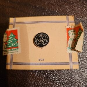 VTG Antique 1920s Marble Hill MO Baptist Church Fidelis Dan 12:3 Pin Moon Star